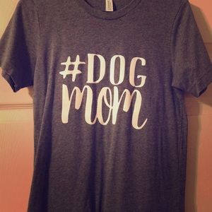 #Dog Mom tee